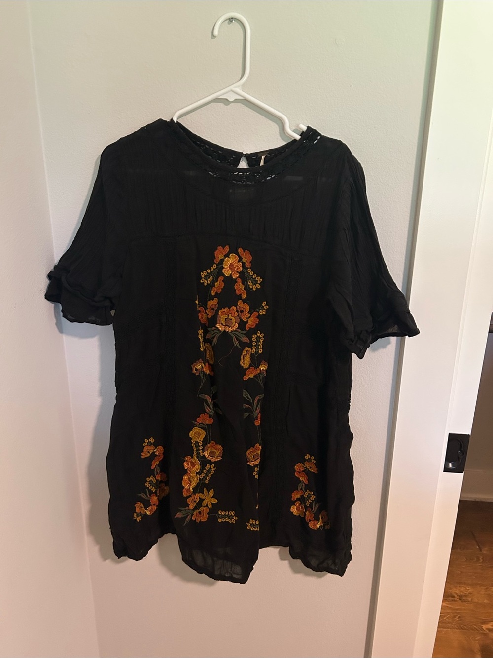 Free People Perfectly Victorian embroidered dress
